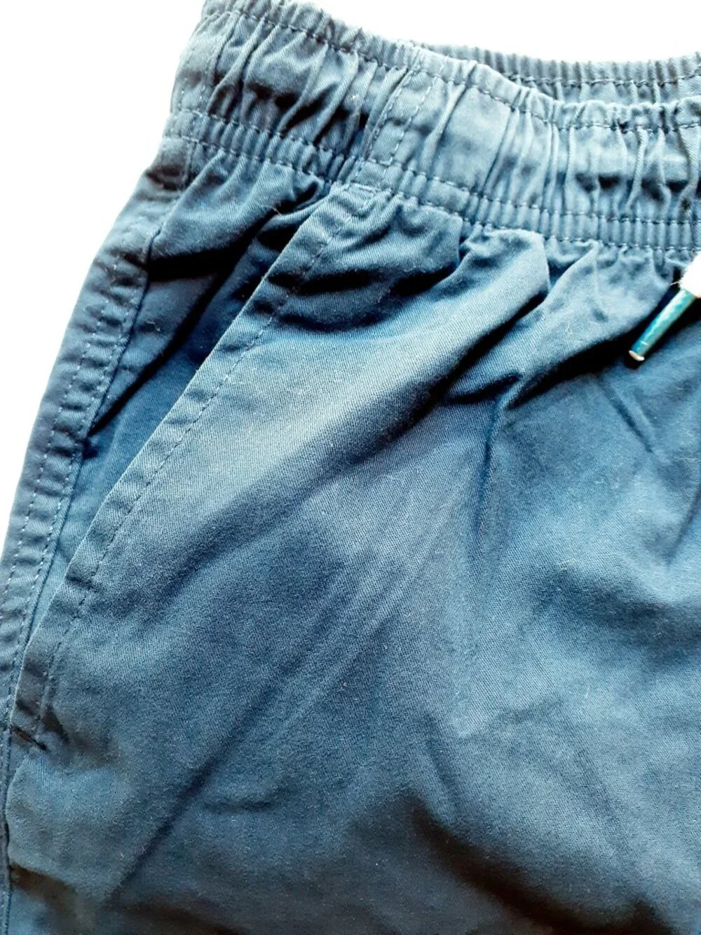 Cat & Jack Boys Shorts Navy Blue Pull On Elastic Waist Large 10-12 New